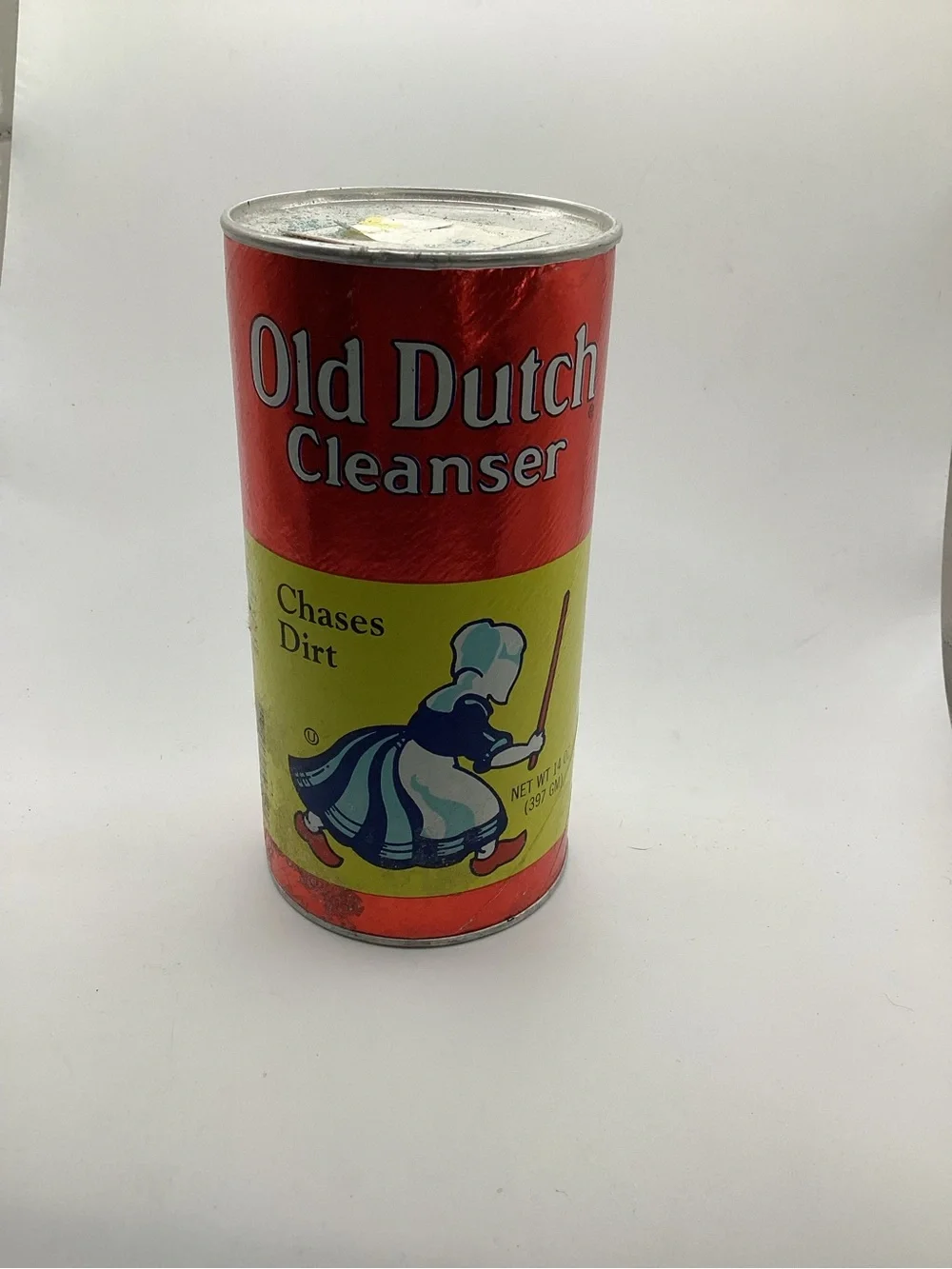 Old Dutch Cleanser Vintage - Red and Yellow Can